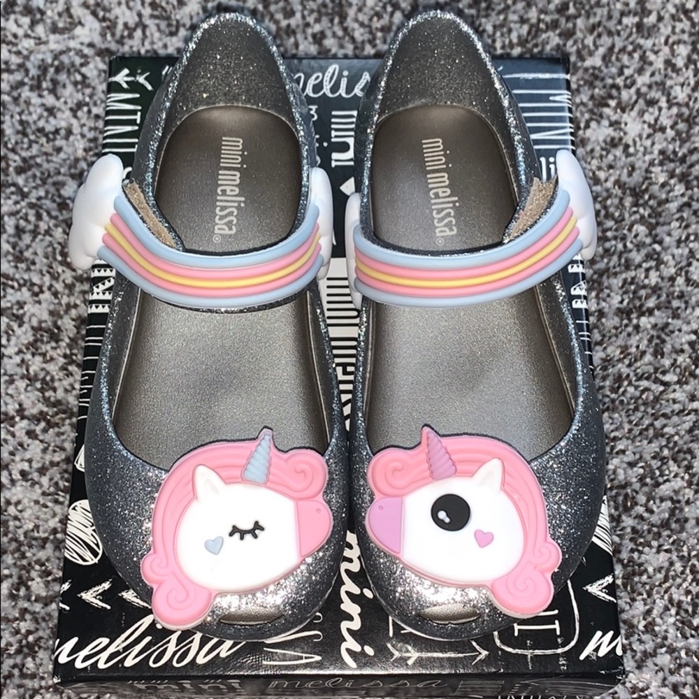 NIB Mini Melissa unicorn Mary Jane size 8